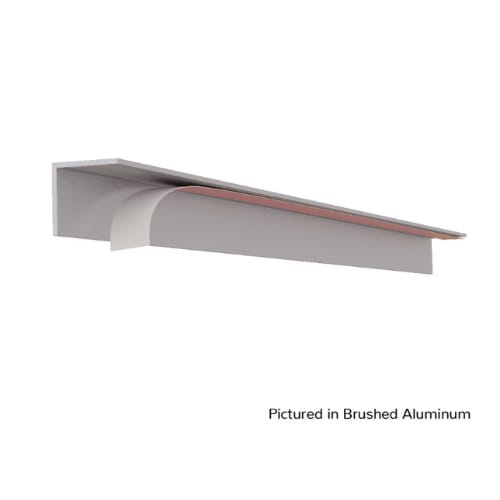 01110451BA1-14 - Designs of Distinction - 7/8 inch Designer DripEdge - 14.5 inch long - Brushed Aluminum